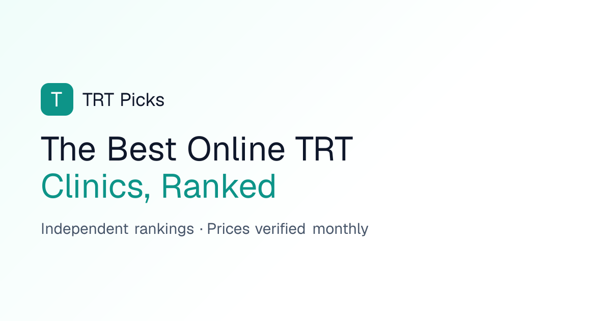 TRT Picks — Best Online TRT Clinics, Ranked (2026)